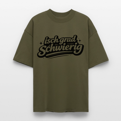 isch grad schwierig Design – Oversized Unisex Bio T-Shirt - Khaki
