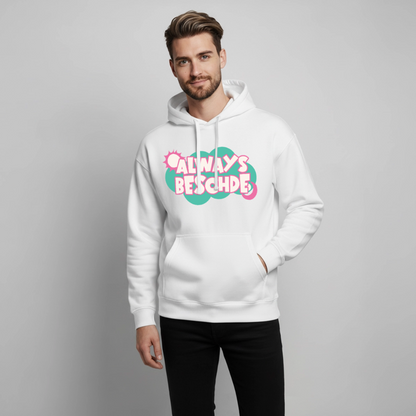 Always Beschde Design – Oversized Unisex Hoodie - Weiß