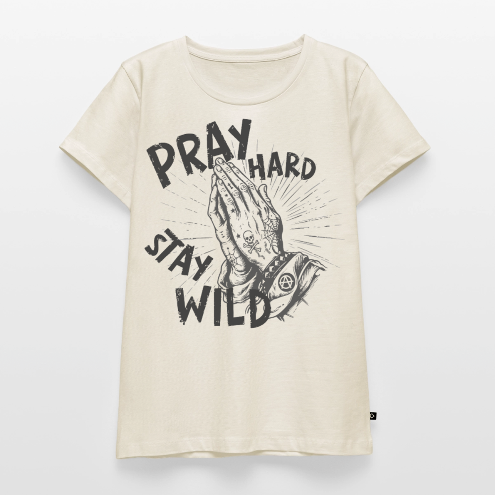 Play Hard – Frauen Premium T-Shirt - Naturweiß