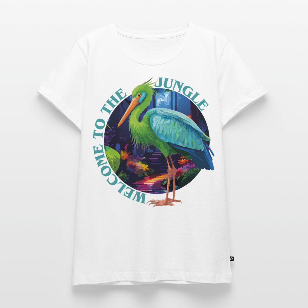 Jungle Design – Frauen Premium T-Shirt - Weiß
