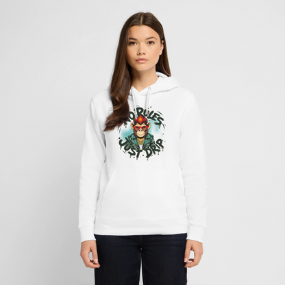 Monkey No Rules Design – Unisex Bio-Hoodie - Weiß