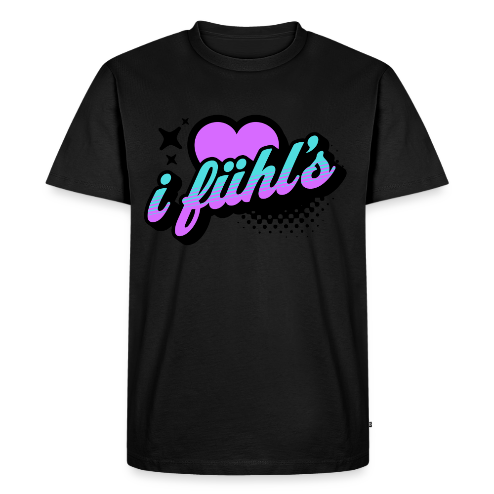 i fühl‘s Design – Männer Premium T-Shirt - Schwarz