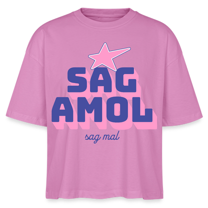 Sagamol Design – Frauen Boxy Bio-T-Shirt - Pink