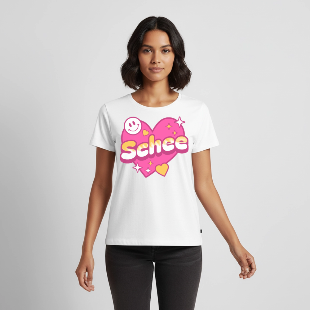 Schee Design – Frauen Premium T-Shirt - Weiß