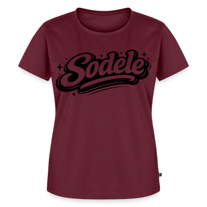 Sudele Design – Frauen Premium T-Shirt - Burgunderrot