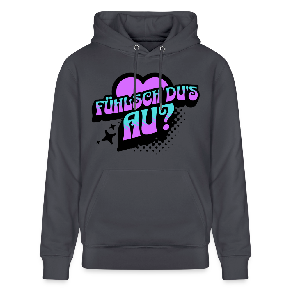 Fühlsch du‘s au Design – Unisex Bio-Hoodie - Indigoblau