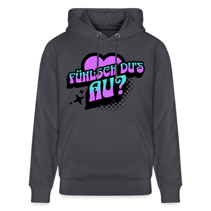 Fühlsch du‘s au Design – Unisex Bio-Hoodie - Indigoblau