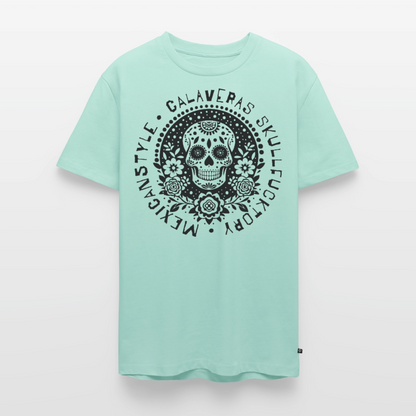 Sugar Skull Black Design - Männer Premium T-Shirt - Mint 