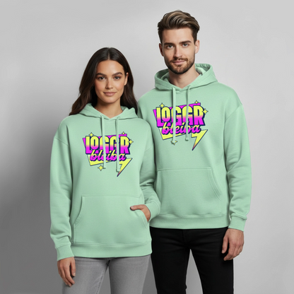 Logger bleb Design – Oversized Unisex Hoodie - Nebeljade