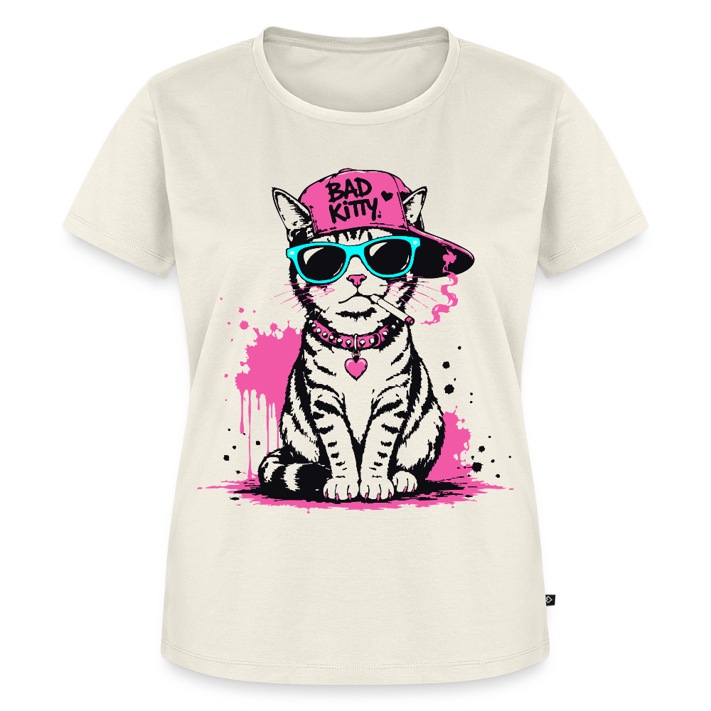 Bad Kitty Design – Frauen Premium T-Shirt - Naturweiß