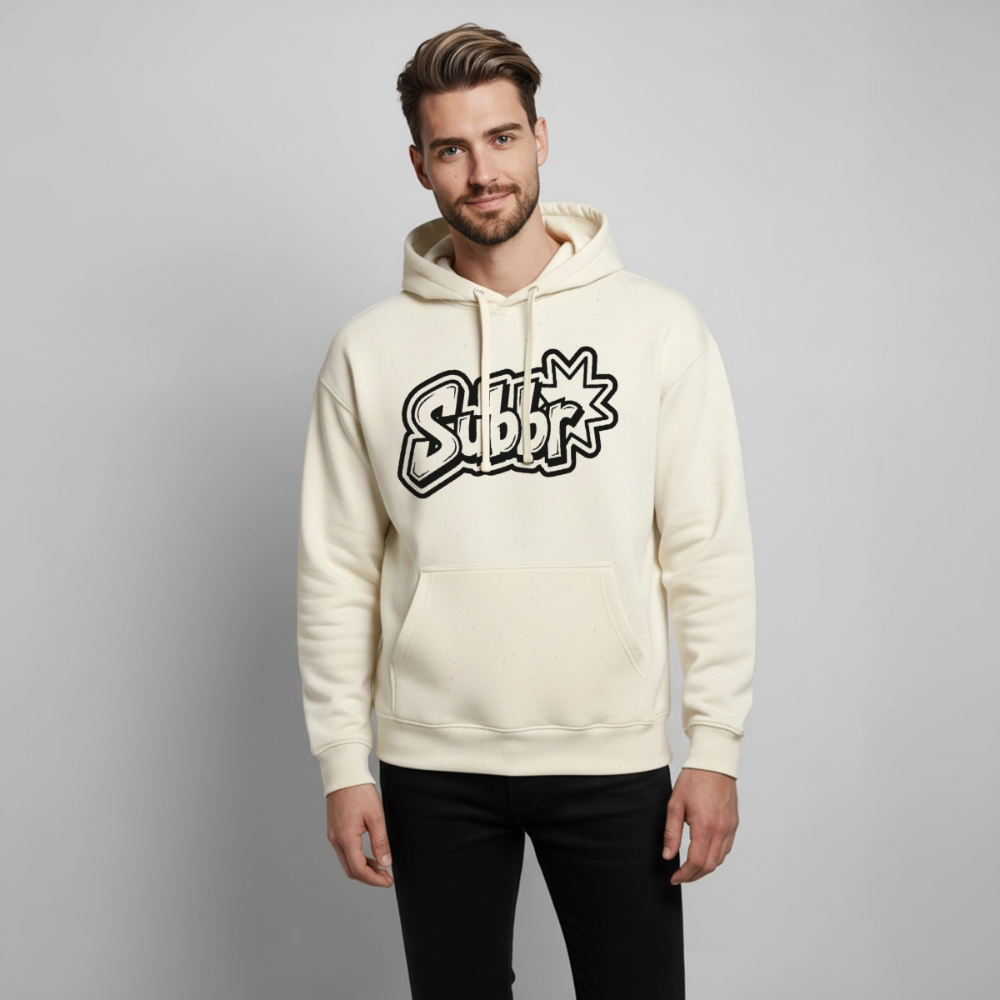 Suburb Design – Oversized Unisex Hoodie - Natur