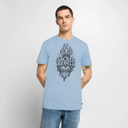 Sacred Rebell Design – Männer Premium T-Shirt - Hellblau