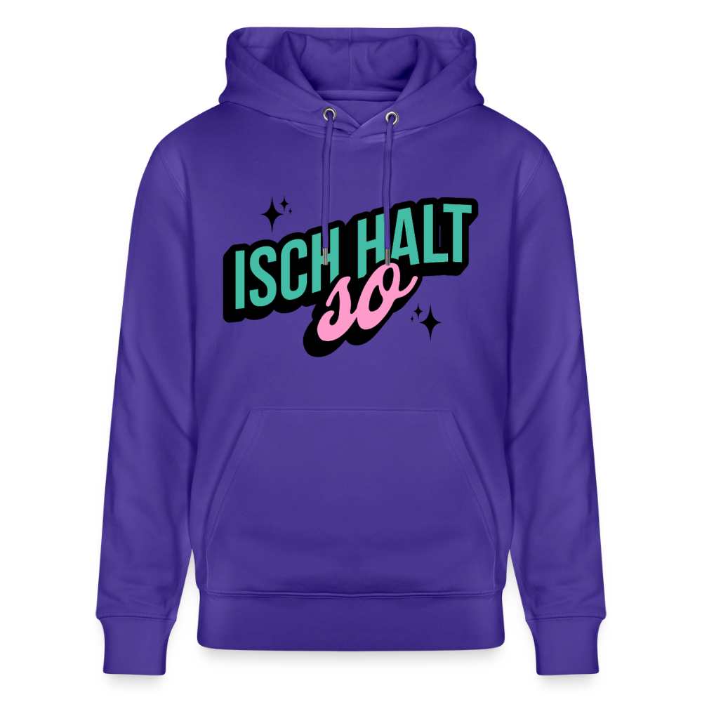 Isch halt so Design – Unisex Bio-Hoodie - Purple Love 