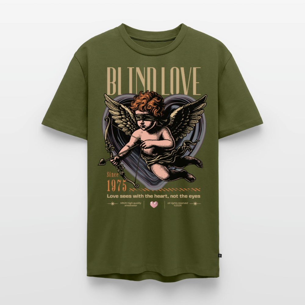Blind Love Design –  Männer Premium T-Shirt - Khaki