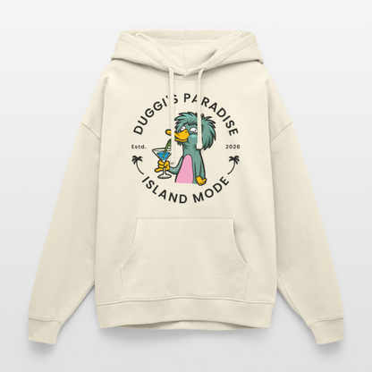 Duggis Paradise Design – Oversized Unisex Hoodie - Natur