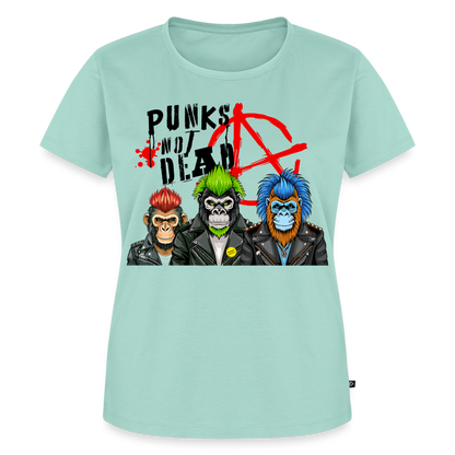 Punks Not Dead Design – Frauen Premium T-Shirt - Mint 