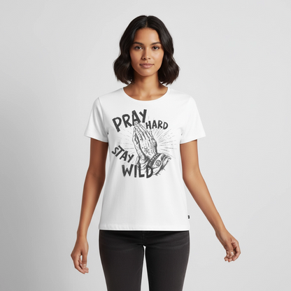 Play Hard – Frauen Premium T-Shirt - Weiß