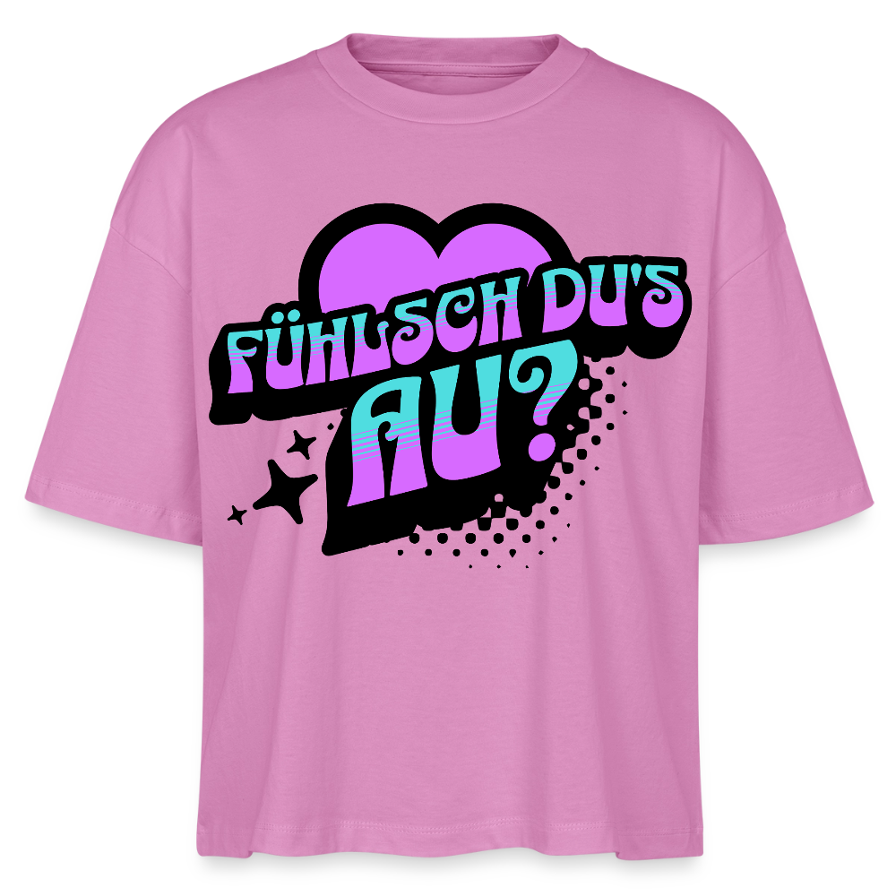 Fühlsch du‘s au Design – Frauen Boxy Bio-T-Shirt - Pink