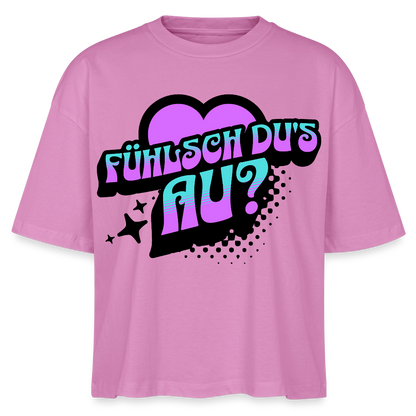 Fühlsch du‘s au Design – Frauen Boxy Bio-T-Shirt - Pink