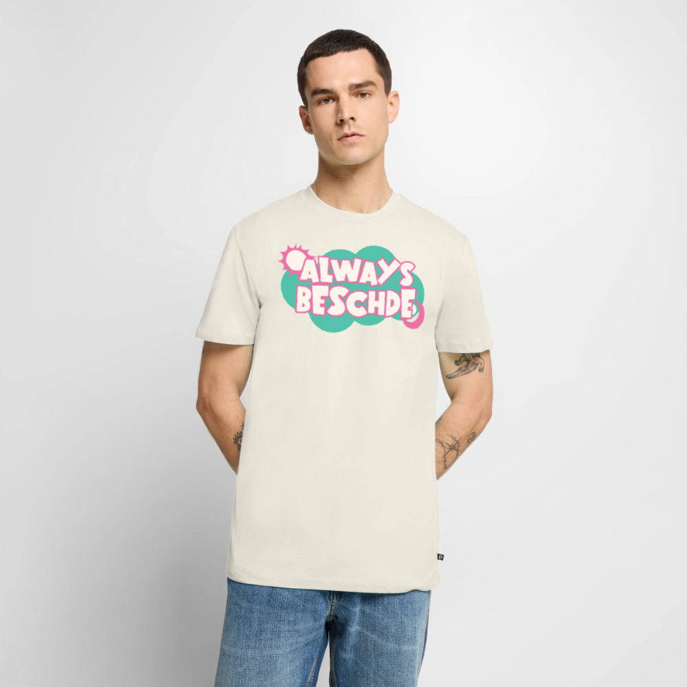 Always Beschde Design – Männer Premium T-Shirt - Naturweiß