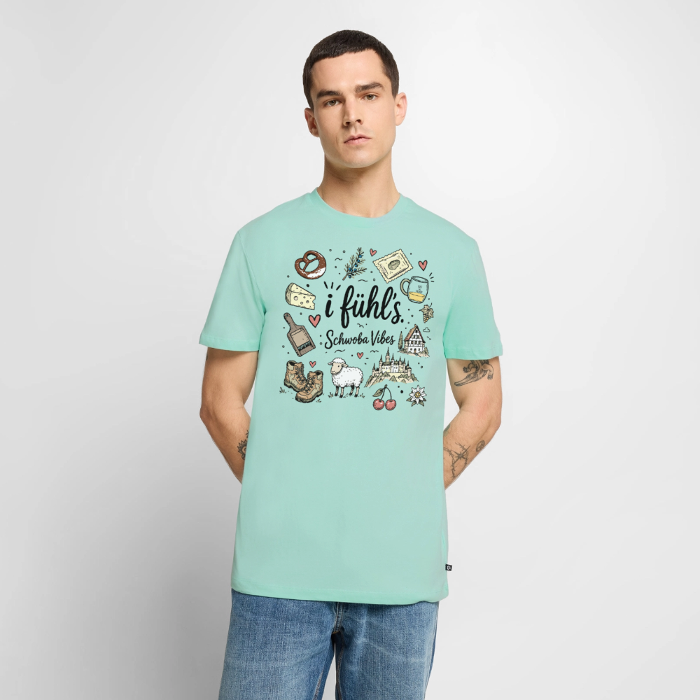Alb Liebe Design – Männer Premium T-Shirt - Mint 