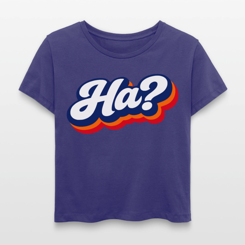 Ha? Design – Rundhals Frauen Bio-T-Shirt - Dämmerung