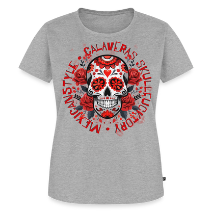 Frauen Premium T-Shirt - Grau meliert