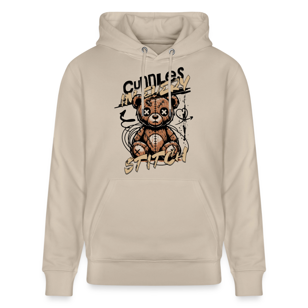 Bear Design – Unisex Bio-Hoodie - Beige