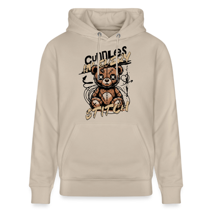 Bear Design – Unisex Bio-Hoodie - Beige
