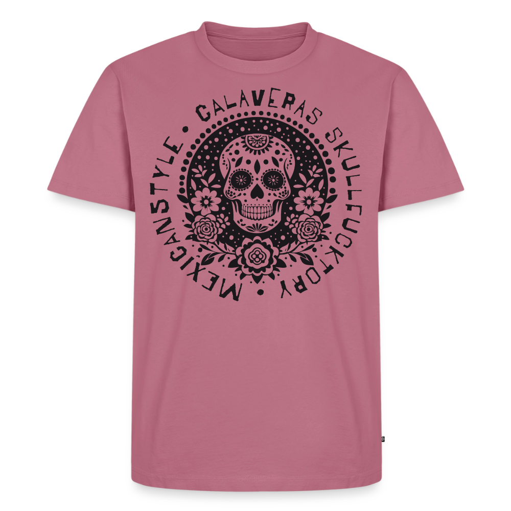 Sugar Skull Black Design - Männer Premium T-Shirt - Mauve