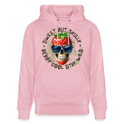 Strawberry Skull Design – Unisex Bio-Hoodie - Hellrosa