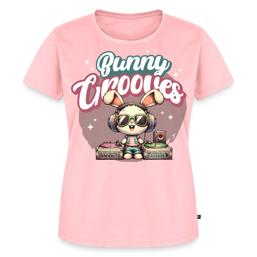 Bunny Grooves Design – Frauen Premium T-Shirt - Rosa
