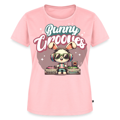 Bunny Grooves Design – Frauen Premium T-Shirt - Rosa