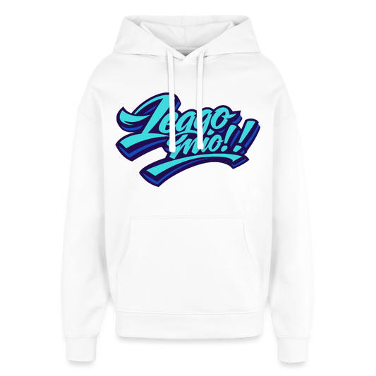 Leggomio Design – Oversized Unisex Hoodie - Weiß