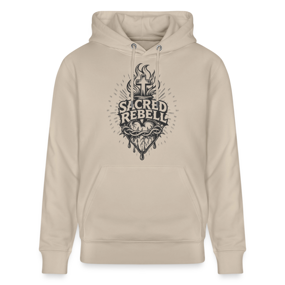 Sacred Rebell Design – Unisex Bio-Hoodie - Beige