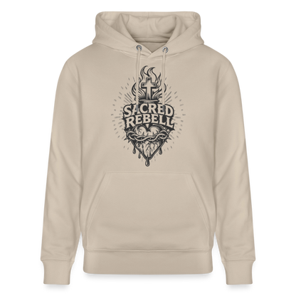 Sacred Rebell Design – Unisex Bio-Hoodie - Beige