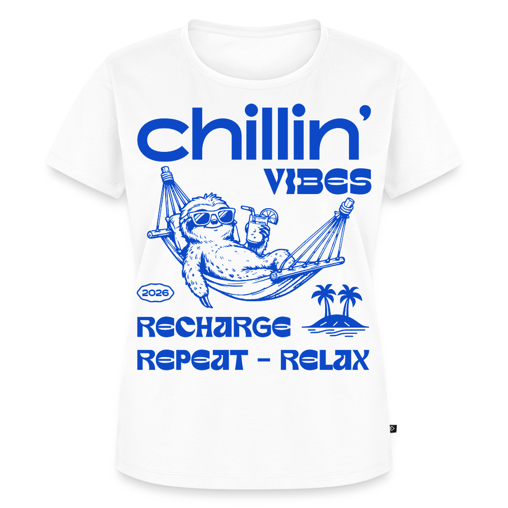 Chillin Vibes Design – Frauen Premium T-Shirt - Weiß