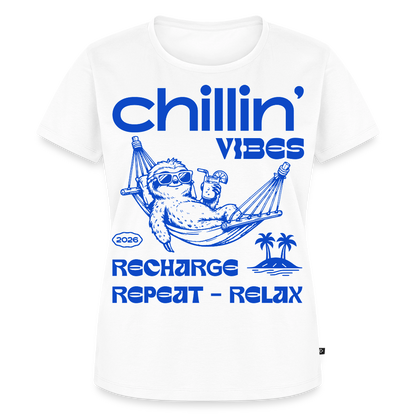 Chillin Vibes Design – Frauen Premium T-Shirt - Weiß