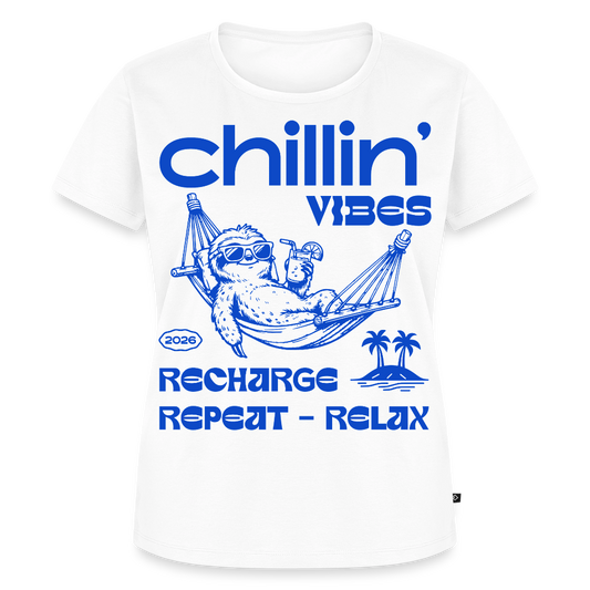 Chillin Vibes Design – Frauen Premium T-Shirt - Weiß
