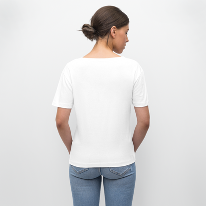 Party Skull Design – Rundhals Frauen Bio-T-Shirt - Weiß