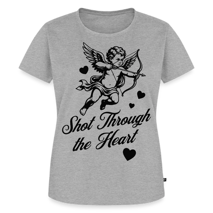 Amor Design – Frauen Premium T-Shirt - Grau meliert