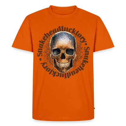 Sande Skull Design – Männer Premium T-Shirt - Orange 