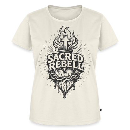 Sacred Rebell Design – Frauen Premium T-Shirt - Naturweiß