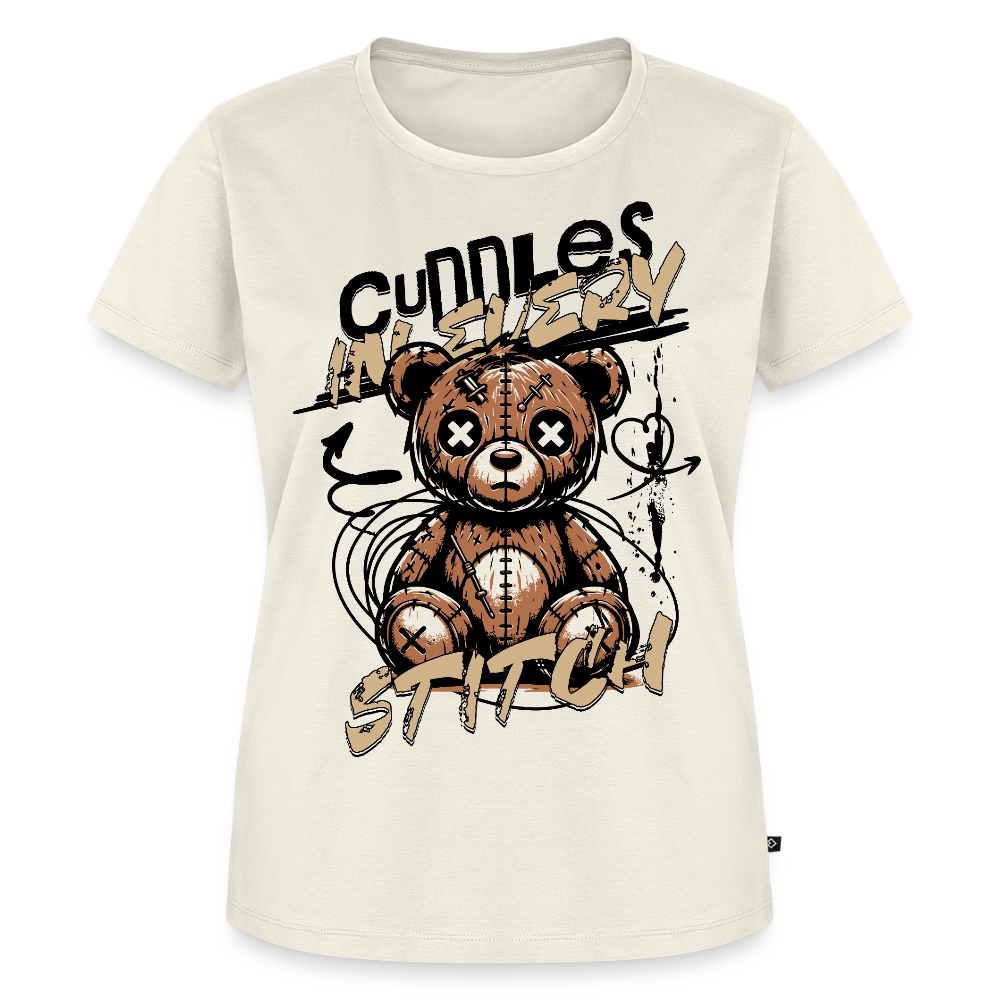 Bear Design – Frauen Premium T-Shirt - Naturweiß