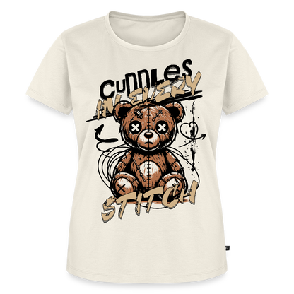 Bear Design – Frauen Premium T-Shirt - Naturweiß