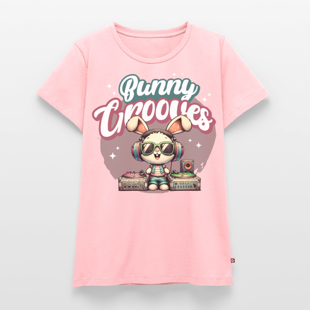 Bunny Grooves Design – Frauen Premium T-Shirt - Rosa