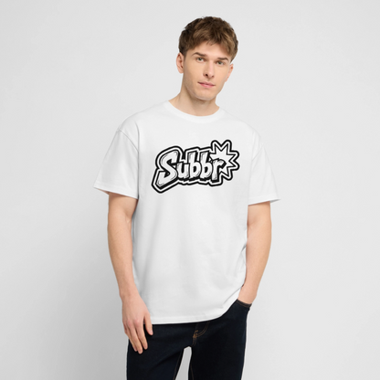 Subbr Design – Oversized Unisex Bio T-Shirt - Weiß