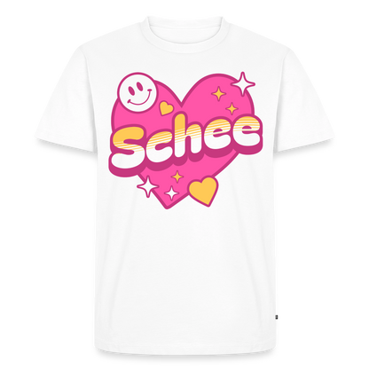 Schnee Design – Männer Premium T-Shirt - Weiß