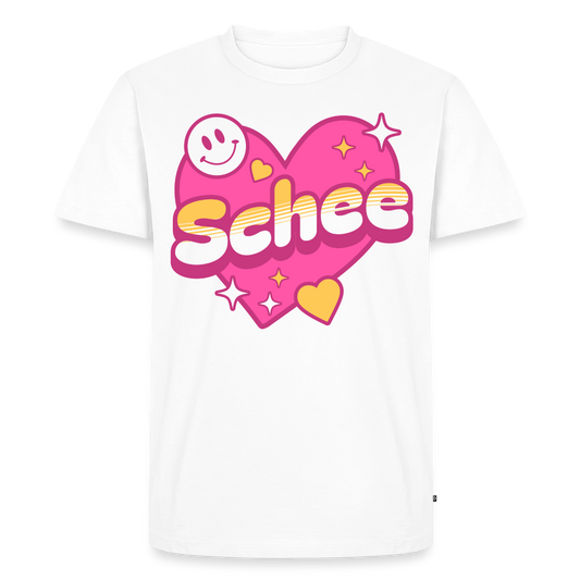 Schnee Design – Männer Premium T-Shirt - Weiß