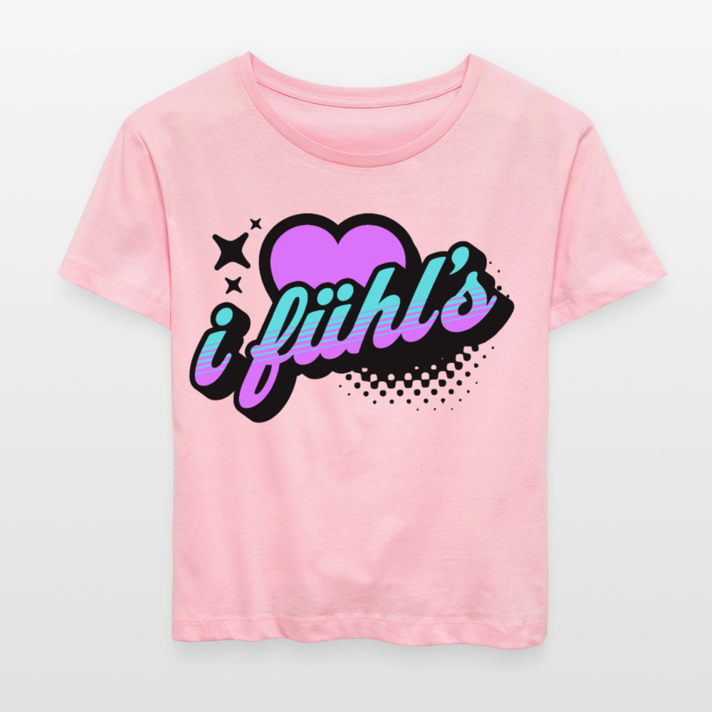 i fühl‘s Design – Rundhals Frauen Bio-T-Shirt - Hellrosa